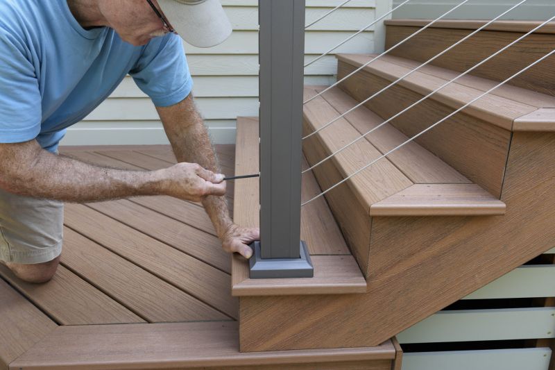 Oak Stairs Repair in Conroe, TX