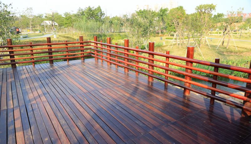Wood Railing Installation