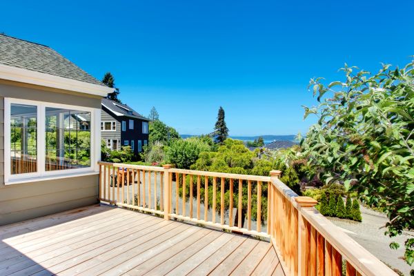 Wood Railing Placement